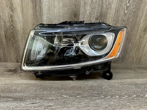 2014-16 JEEP GRAND CHEROKEE LH HEADLIGHT ASSY OEM PART # T77665B - Picture 1 of 11