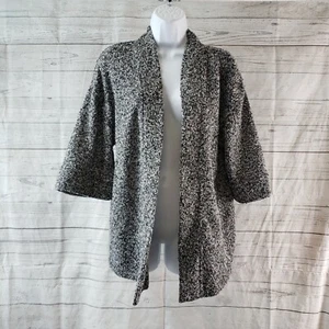 Motherhood Maternity Womens Cardigan Sz Small Black Gray Open Front - Picture 1 of 6