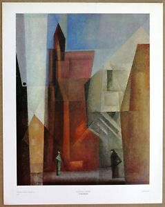 Lyonel Feininger  Arch Tower  Vintage Original Rare 1st Limited Ed  Lithograph