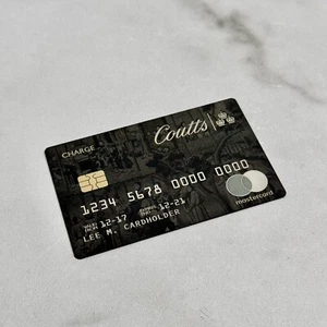 Coutts Silk Royal Edition Charge Card - Exclusive Luxury Novelty Mastercard | 24 - Picture 1 of 3