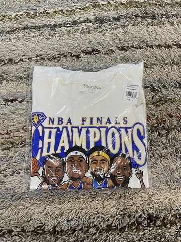 Fanatics Golden State Warriors 2022 NBA Finals Champs Caricature T-Shirt Large L Cover
