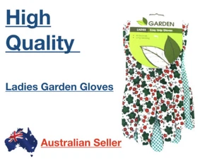 Garden Gloves Ladies Easygrip Palm Pair Womens Rose Garden Gardening Hand Tools - Picture 1 of 2