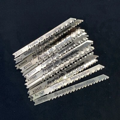20 Piranha X25522 'U' Shank Jigsaw Blades. Fast Cut Wood 6 TPI <60mm (Polished) - Image 1 of 3