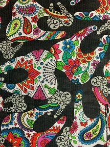 MAD ABOUT BOUTHS HAPPY DENTS SCRUB TALLAS SUPERIORES: XS, S, M, L, 3XL NUEVO CON ETIQUETAS NEGRO - Imagen 1 de 16
