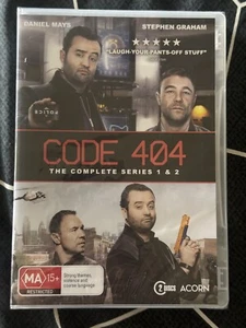 Code 404: Series 1-2 (DVD, 2 Discs) NEW & SEALED TV Series - Picture 1 of 2