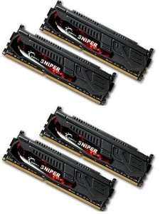16GB G.Skill DDR3 PC3-19200 2400MHz Sniper Series CL11 Quad Channel kit (4x4GB) - Picture 1 of 2