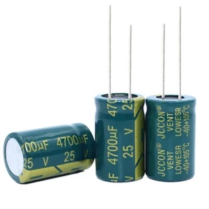 Condensadores electrolíticos radiales 4700uF 25V 105°C 16x25 mm 20 un. - Imagen 1 de 4