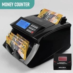 Auto Money Bill Counter Counting Machine Australia Notes with UV MG IR Detector - Picture 1 of 11