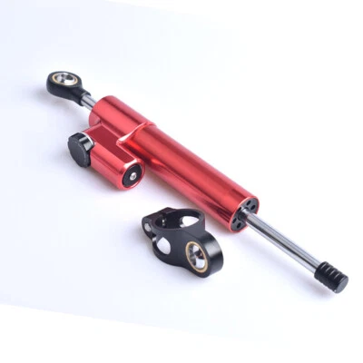 Amortiguador de dirección estabilizador rojo 22 clics 250 mm para Kawasaki Ninja 650 ZX10R 2024 Foto 1 de 4