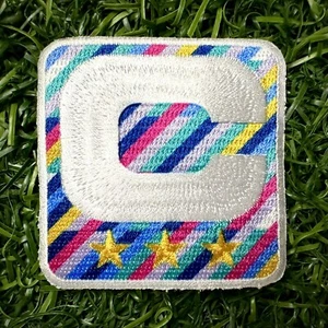 NFL Authentic Team Game Issued Captain Patch Crucial Catch Cancer Three 3 Star - Picture 1 of 2