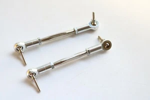 CNC Alloy Steering Turnbuckles Fits HPI Baja 5B SS Rovan King Motor  - Picture 1 of 3