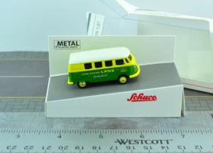 Schuco Volkswagen T1 Bus Van John Deere LANZ Diecast Metal HO 1:87 Scale - Picture 1 of 2