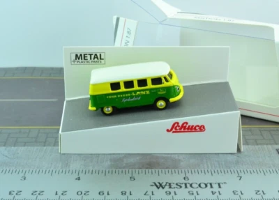 Schuco Volkswagen T1 Bus Van John Deere LANZ Diecast Metal HO Escala 1:87 Foto 1 de 2