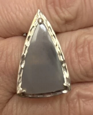 Studio Barse Sterling Silver Overlay Bronze Grey Agate Ring Size 7.5 - Image 1 of 4