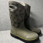 Bogs Classic Spider Waterproof Insulated Winter Boots Kids Size 4 Halloween