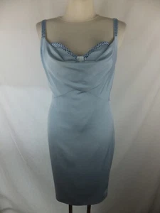 ESCADA Kleid mit Seide 38 hellblau Schmucksteine Partykleid Seidenkeid - Bild 1 von 12