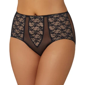 Dita Von Teese Exquisite Floral Lace Sheer Witchery Full Brief D15954, Black,18 - Picture 1 of 1