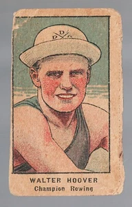 Walter Hoover 1921 W551, remo de tarjetas de tira cortada a mano - Imagen 1 de 2
