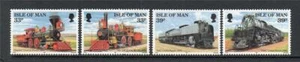 ISLE OF MAN MNH 1992 SG522-525 CONSTRUCTION OF THE UNION PACIFIC RAILROAD - Picture 1 of 1