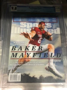December 4, 2017 Baker Mayfield Cleveland Browns RC Sports Illustrated CGC 9.8 - Picture 1 of 2
