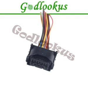 61132359991 Fit For BMW F01 F02 E63 E64 E90 12 Pin Headlight Plug Wiring - Picture 1 of 6
