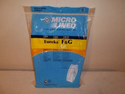 New Unopened Package Of 10 DVC Eureka Style F&G Micro Lined Vacuum Cleaner Bags - Image 1 of 4