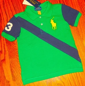 POLO RALPH LAUREN AUTHENTIC TODDLERS BOYS BRAND NEW ORIGINAL T-SHIRT Sz 2T, NWT - Picture 1 of 4
