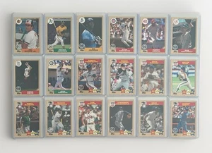2017 Topps New Era 1987 30th Anniversary Full Set Of 18 Cards - 87T-1 to 87T-18 - Picture 1 of 2