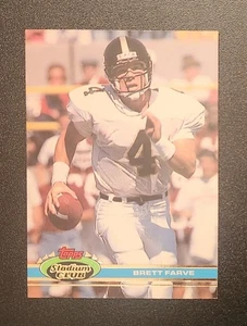1991 TOPPS STADIUM CLUB BRETT FAVRE #94 ROOKIE RC HOF - Picture 1 of 2
