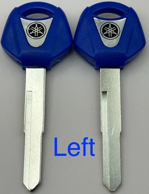 2 Keys Yamaha YZF R1 R6 MT FZ XJR XMAX NMAX XJ Blanks Blade Motorcycle Uncut Key - Image 1 of 2