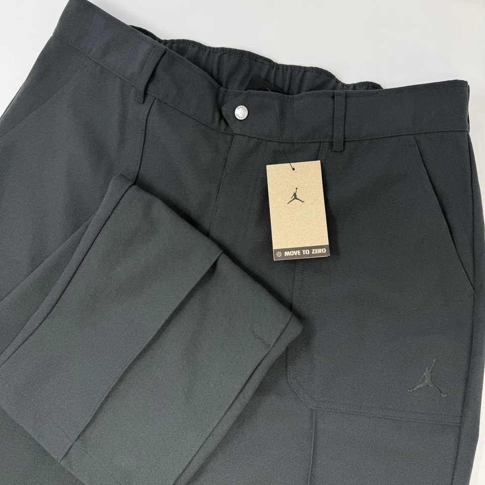 Air Jordan Nike Womens Woven Pants Size Large Black FN5446-045
