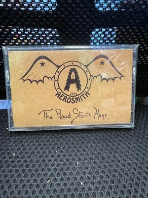 Aerosmith The Road Starts Hear Cassette RSD Black Friday 2021 New Sealed - Image 1 of 3