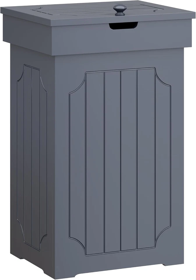 household trash can cabinet, 13-gallon kitchen trash can - Image 1 of 4