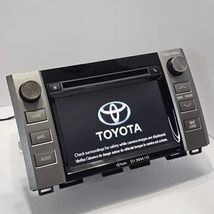14- 19 TOYOTA TUNDRA GPS NAVIGATION HD Radio Touch Screen CD MP3 Player UNIT OEM - Picture 1 of 19