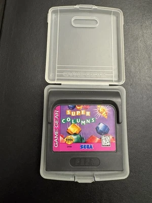 Super Columns (Sega Game Gear, 1995) Authentic Vintage Puzzle Game - Image 1 of 4