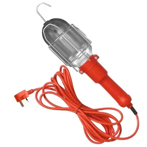 Lámpara de Inspección 60W Garaje Trabajo Luz c/c Gancho Antorcha Linterna 5m Cable de Red - Imagen 1 de 11
