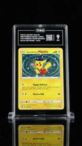 Pokemon Canada Pokemon Center Special Delivery Pikachu SWSH074 Holo TAG 9 MINT - Picture 1 of 2