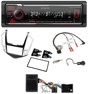 Kenwood Lenkrad Bluetooth USB DAB Autoradio für Chevrolet Cruze 2011-2016 silber - Bild 1 von 10