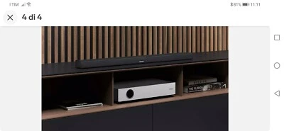 Sharp HT-SBW160V01  360W 2.1 Soundbar ultra sottile con subwoofer wireless - Immagine 1 di 4