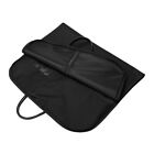 1Pc Portable Suits Garment Bag Folding Hanging Business Suits Dust Bag (Black)