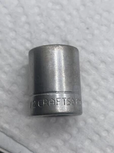 Vintage Craftsman USA 1/2" 6 Point 1/4" Drive Shallow Socket =V= Series No # - Picture 1 of 6