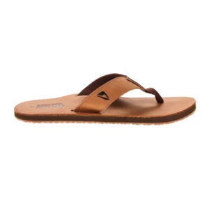 Reef Men's Leather Smoothy Bronze Brown Sandals Flip Flops - Picture 1 of 9