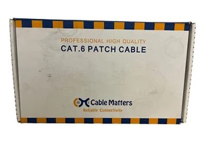 Cable Matters 14' CAT6 550 MHz UTP Gigabit Cable de conexión Ethernet sin enganche - Paquete de 10 - Imagen 1 de 4