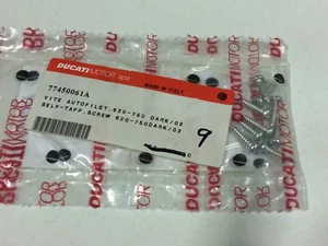 QTY 9 NEW OEM DUCATI 77450061A SCREW, TAPPING - Picture 1 of 1