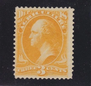 US O3 3c Agriculture Department Official Mint F-VF OG H SCV $225 - Picture 1 of 2