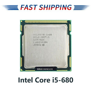 Intel Core i5-680 i5 680 3.6GHz 8.00GT/S Dual-Core CPU Processor 4M 73W LGA 1156