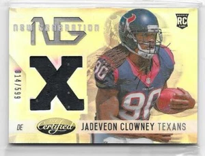 Jadeveon Clowney 2014 Certified Next Generation RC Jsy NrMt #NGJC Ser 14/599 - Picture 1 of 1