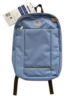 Mochila Delsey Paris Ramey Color Azul Cielo Talla 14"L 17.25 x 12.25 x 4.25 pulgadas Foto 1 de 4