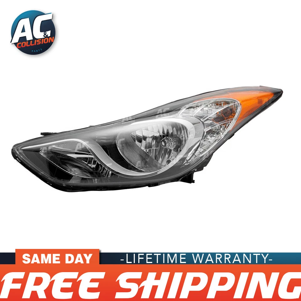 Conjunto de faros TYC lado izquierdo del conductor para 11 12 13 Hyundai Elantra LH Foto 1 de 3