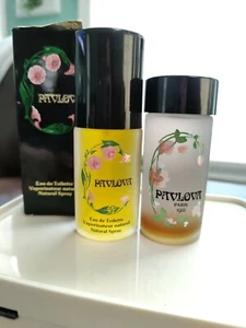 VTG Pavlova Eau de Toiltte Spray 1 oz NIB Original Version + 2 oz bath oil 1922 - Picture 1 of 7